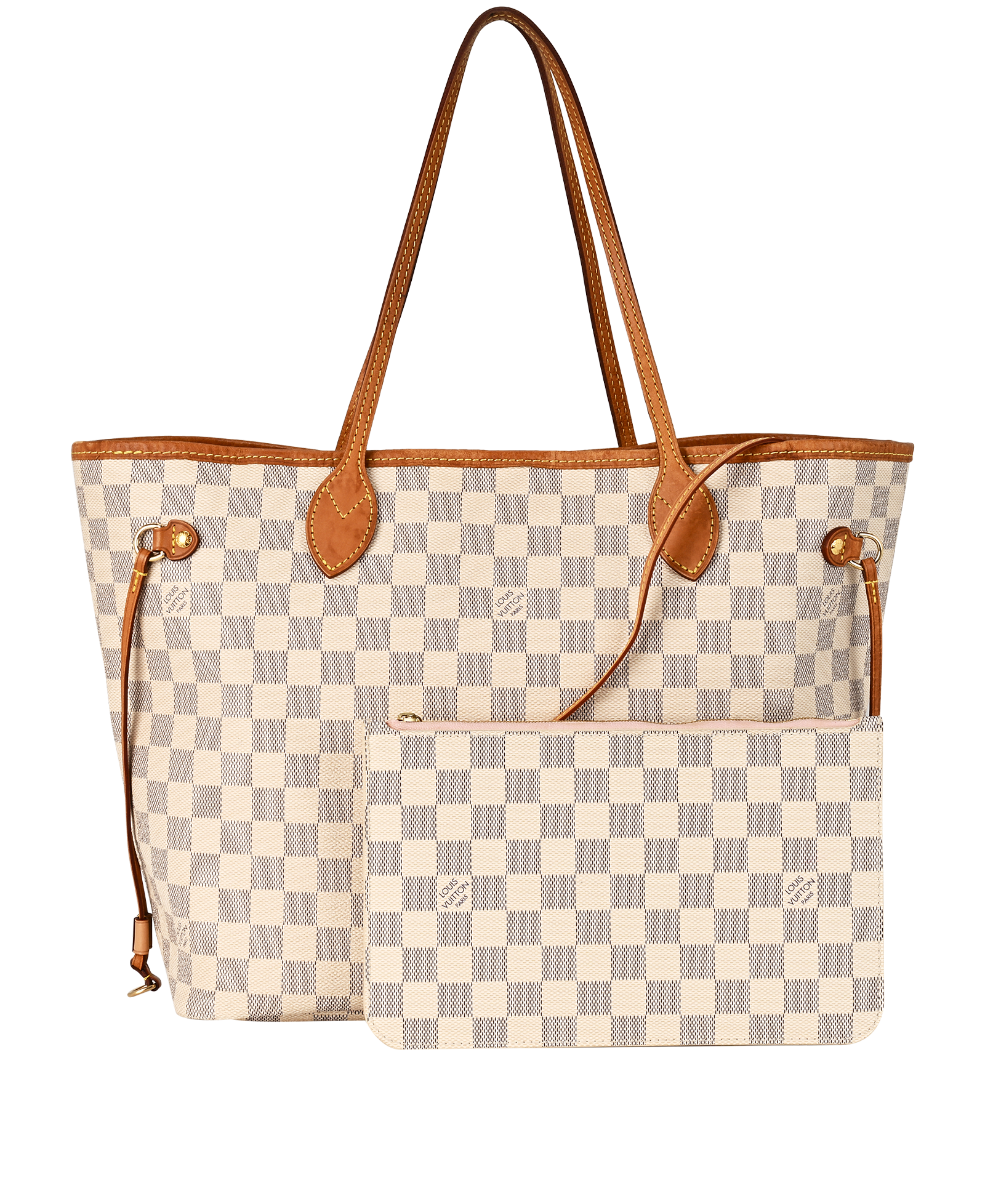 Neverfull MM, &pound;895, Handbags, White, Canvas, Other view